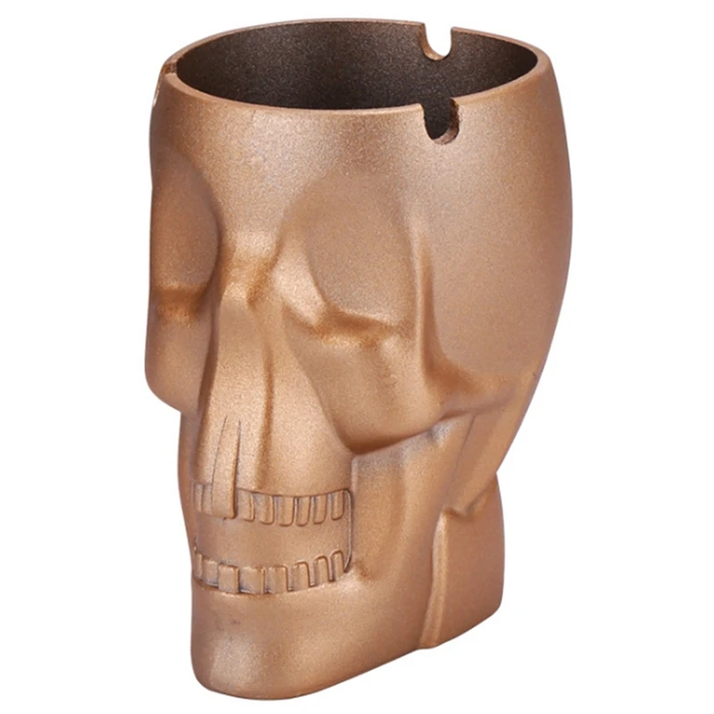 

Пепельница, огнестойкая пепельница из алюминиевого сплава, Настольная пепельница с черепом, женская домашняя пепельница