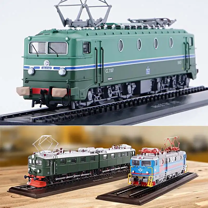 Ретро модель поезда класс GGI 4910(1941) E19 12(1940)/EI 12,2115+ 12,2116(1954)/серия bb 9292(1964)/класс EP-2(1919) подарок для маленького ребенка