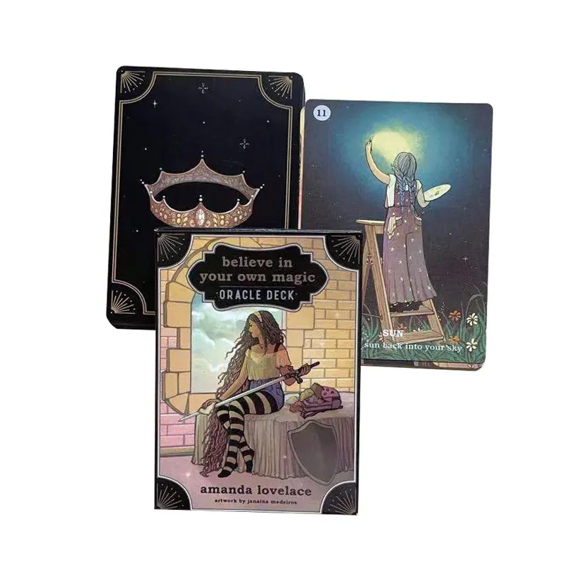 

Карты Tarot, верьте в свою собственную волшебную игру «Оракул» на английском языке, семейные настольные игры, игральные карты «Оракул» высоко...