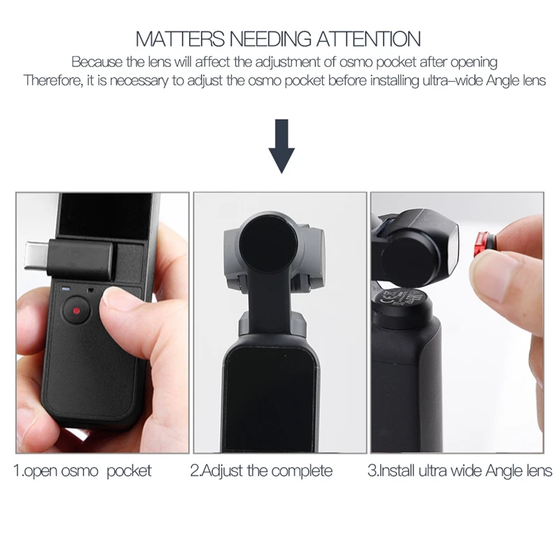 Ультраширокоугольный объектив HFES для Osmo Pocket профессиональный Hd Магнитный