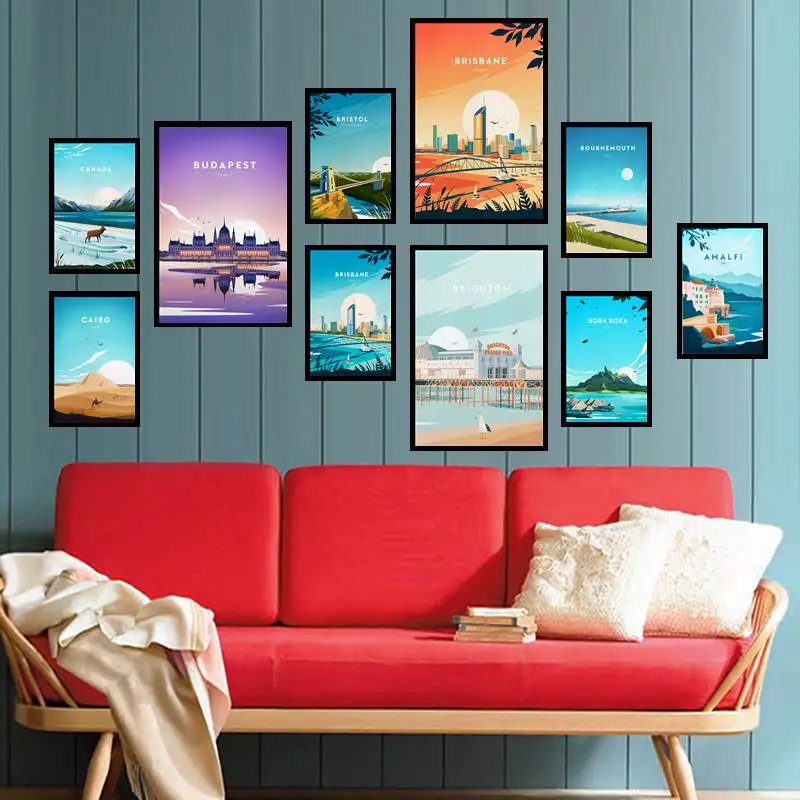 

Bora traditional travel Tahiti Canvas Art for Home Decor