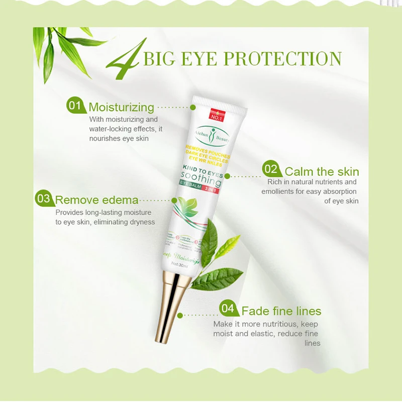 Eye Cream Peptide Collagen Serum Anti-Wrinkle Anti-Age Remove Dark Circles Eye Care Against Puffiness And Bags Hydrate Eye Cream