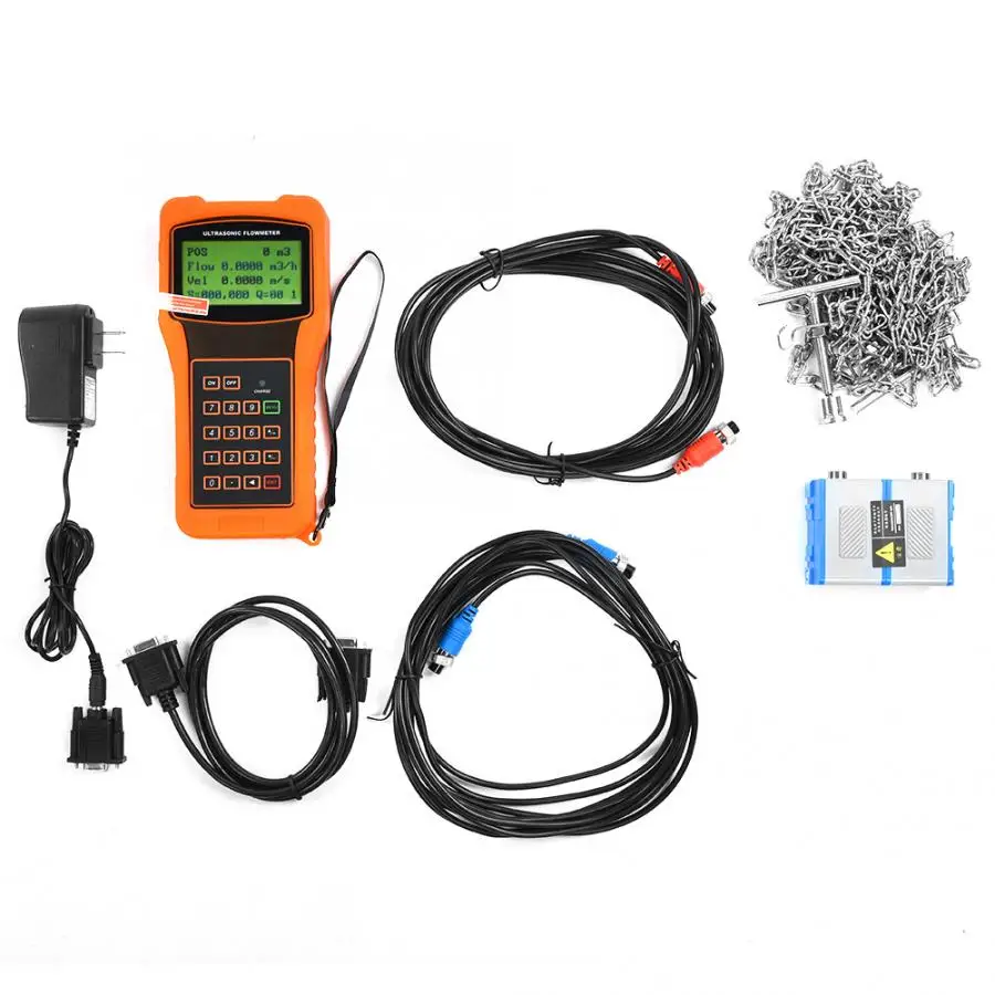 TUF 2000H портативный цифровой ультразвуковой расходомер для хранения с вилкой