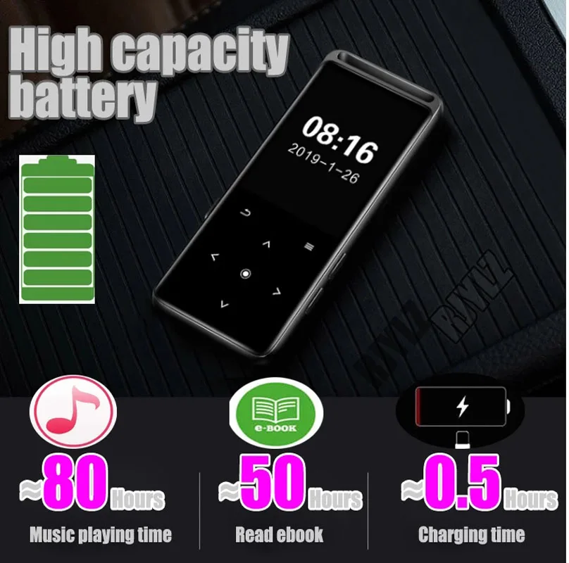 BENJIE M6 Bluetooth 5 0 без потерь MP3 плеер 16 Гб HiFi портативный аудио Walkman с FM радио