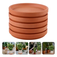 5pcs plant pot plate flowerpot water trays flowerpot storage tray planter tray