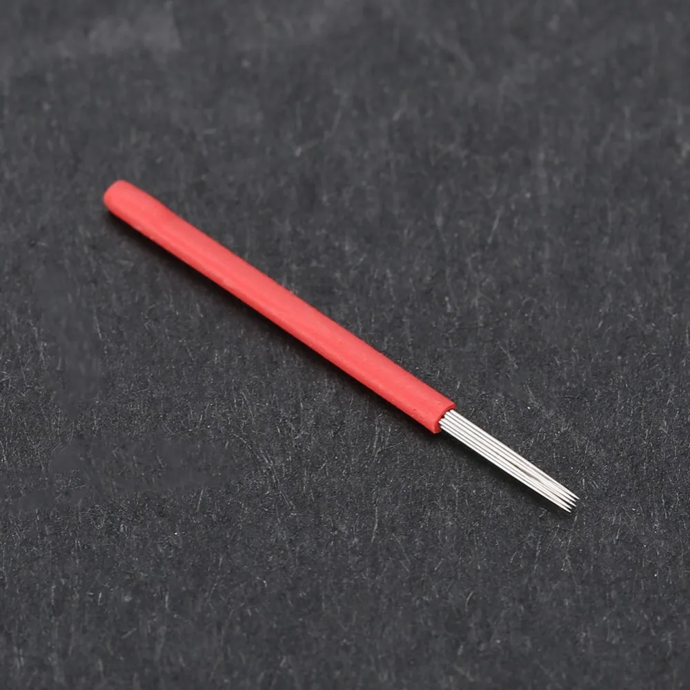 

5pcs/set 3Pin 7Pin 9Pins Disposable Eyebrow Microblading Pen Blade Needles Semi Permanent Eyebrow Tattoo Machine Needle Supplies