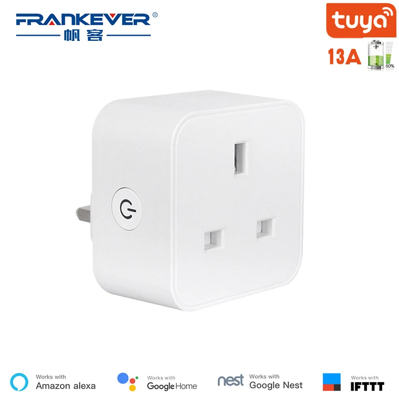 FrankEver мини США Wi-Fi разъем с стабилизатором напряжения 110-240 В Голосовое управление умная розетка работает с Alexa Google Home Tuya APP