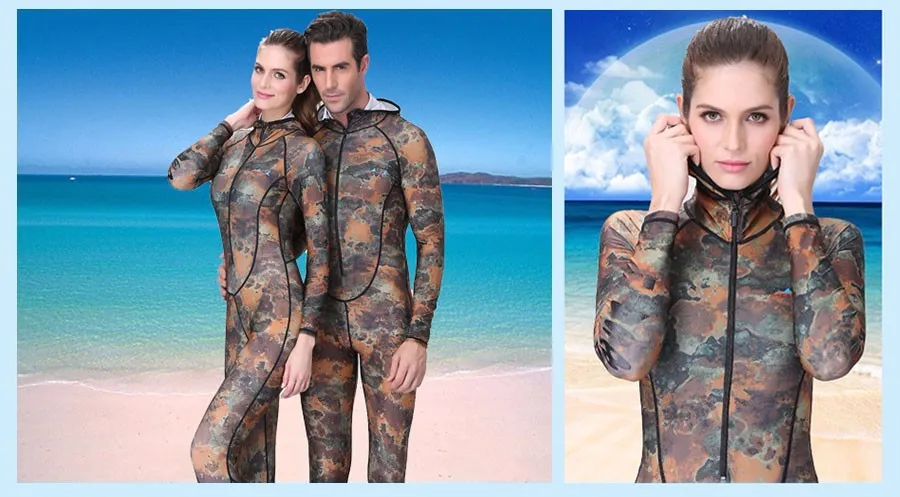 Гидрокостюм для подводной охоты дайвинга и паруса серфинга купальный костюм