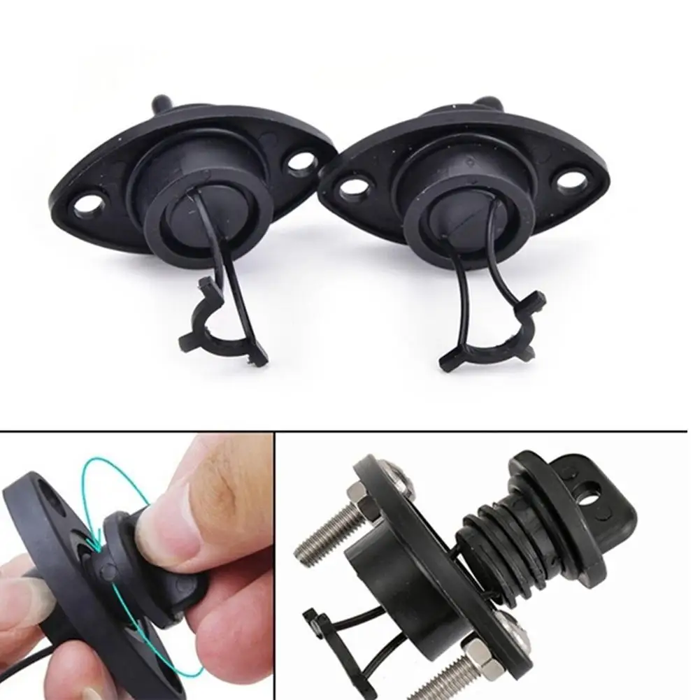 Universal 25mm 1'' Boat Nylon Garboard Drain Plug Transom Bung Hole Drainage For Kayak Canoe Peddle Accessories | Автомобили и