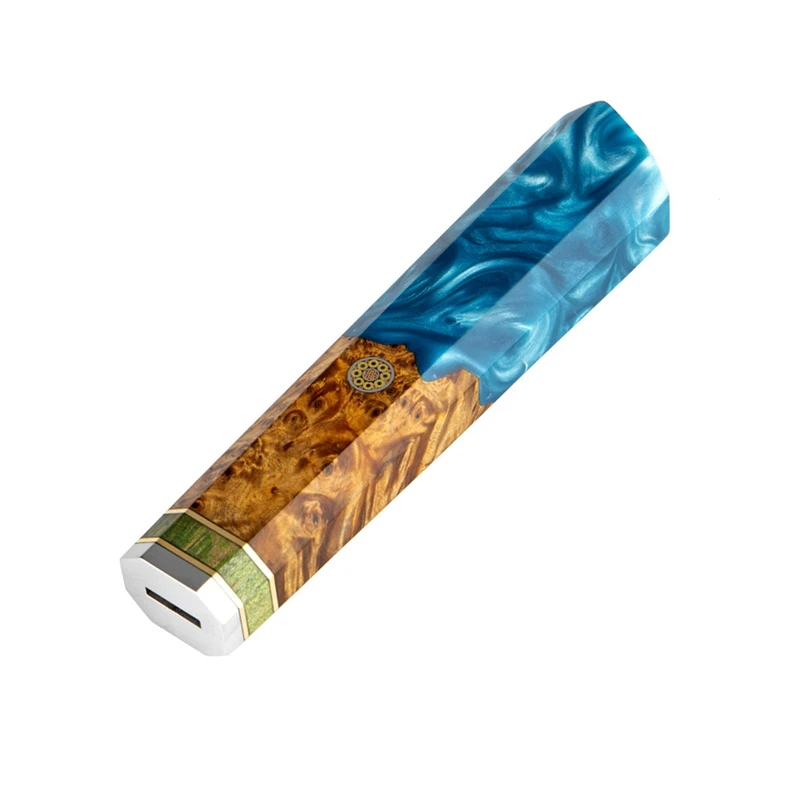 

«Сделай сам», кухня, экологически чистый нож из натуральной смолы, кленовый Дерево, подробная информация о ручке, аксессуары, восьмиугольна...