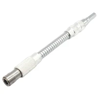 14 hex shank 150mm length flexible bendable extended extension screwdriver bit silver tone connecting rod power drills