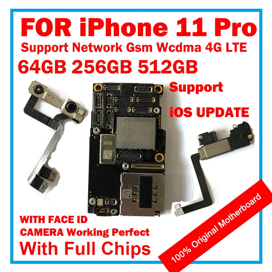 Глобальная и американская версия материнская плата для iPhone 11 PRO Материнская с