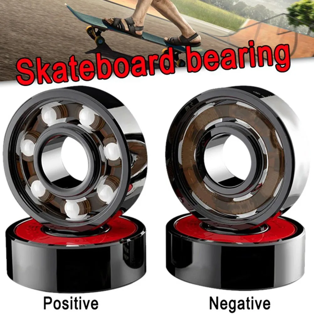 608 Hybrid Ceramic Bearing ABEC 9 Inline Skate Bearings FreeLine Longboard Hand Spinner High Speed Skateboard Bearings