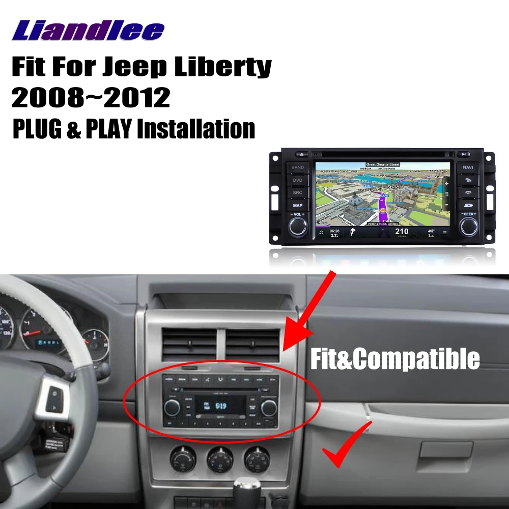 Для Jeep Liberty 2008 2009 2010 2011 2012 Android мультимедийный автомобильный стерео-проигрыватель