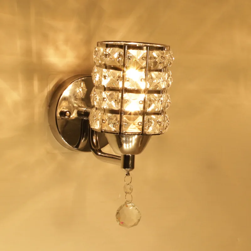 

Современный хрустальный настенный светильник E27, 110-240 В