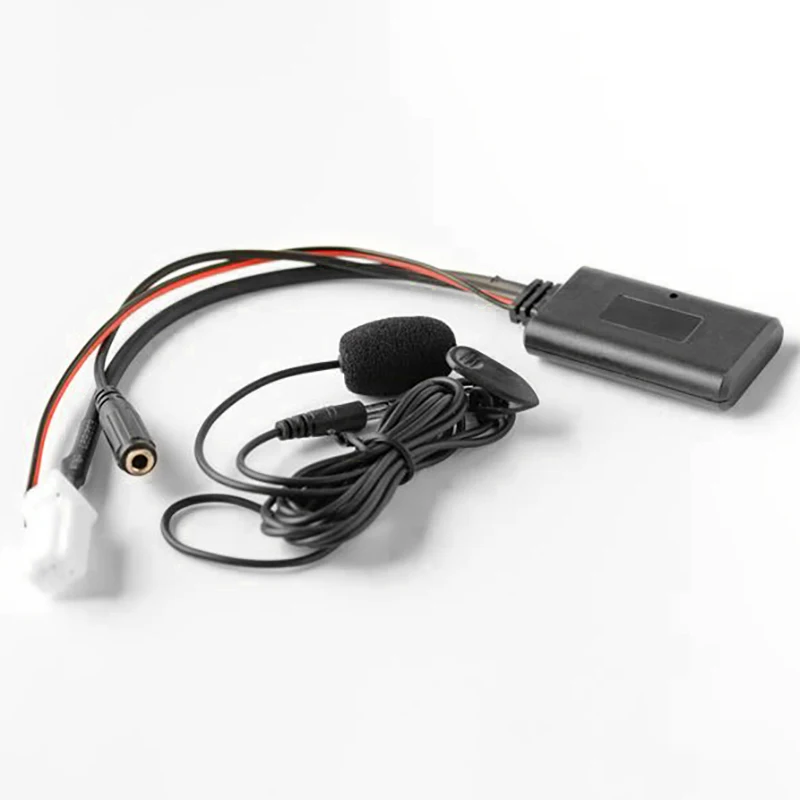 Автомобильный Bluetooth 5 0 Aux вход аудиокабель микрофон адаптер громкой связи 8Pin