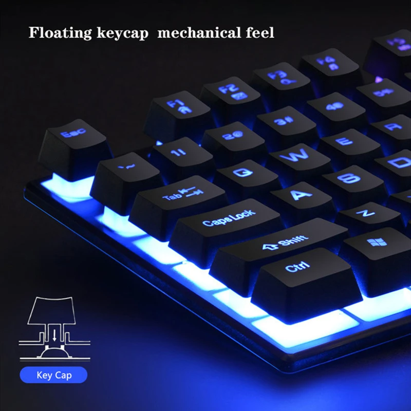 

lieve Color Steampunk Gaming Mechanical Keyboard 104 KeysAnti-ghosting RGB Backlight Switch Wired keyboard for Desktop Laptop