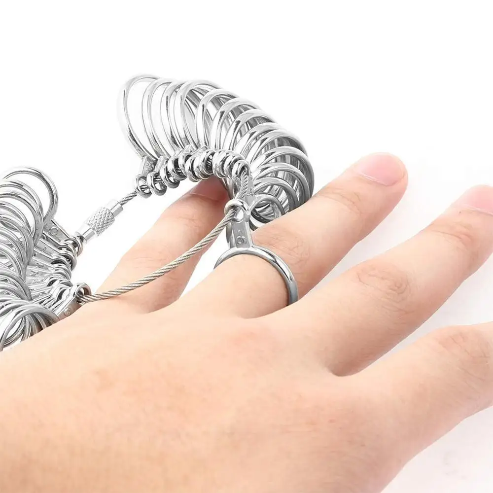 Новый дизайн набор колец размера r ювелирные изделия кольца измерительный