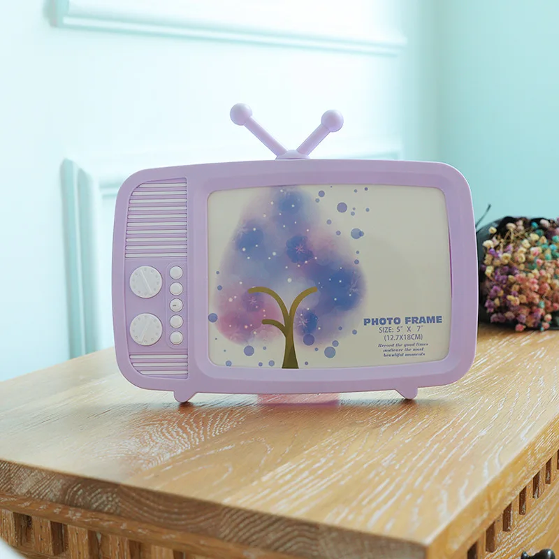 Креативная мультяшная ТВ модельная рамка 7 дюймов домашнее украшение настольная