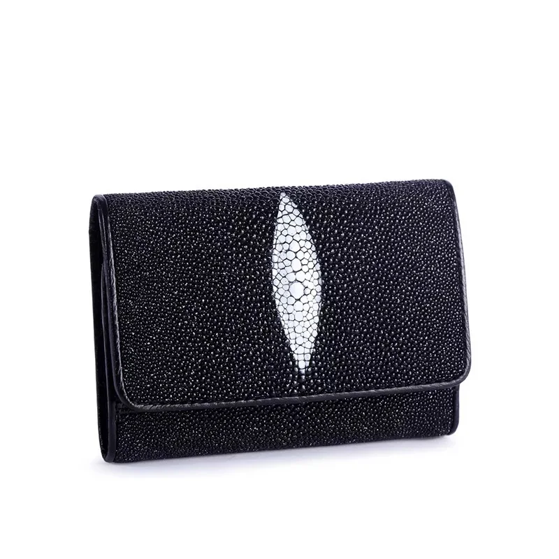 Необычные Дизайн Экзотические из натуральной кожи женские черные короткие