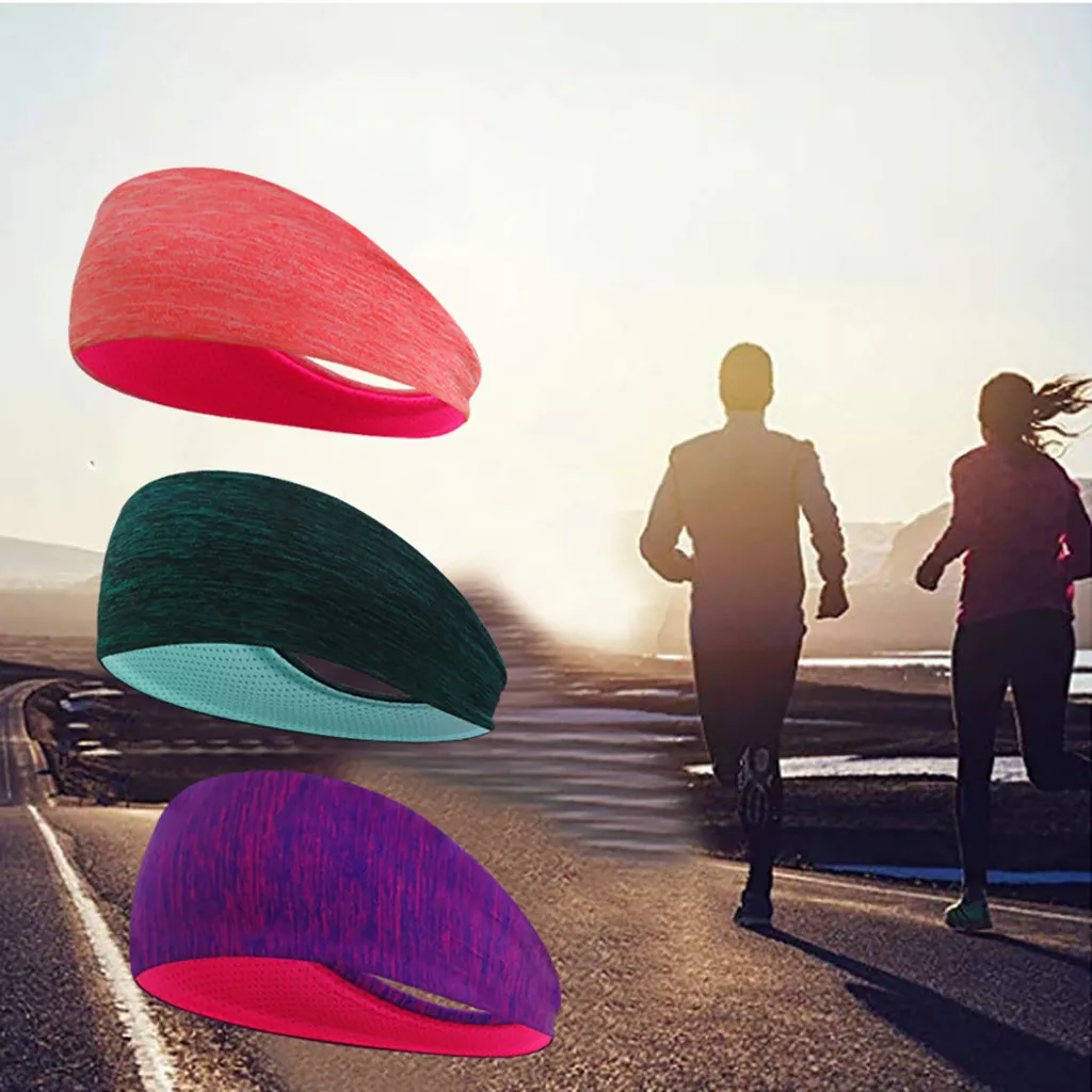 2019 эластичные Йога повязка на голову спортивный напульсник Для женщин/мужская