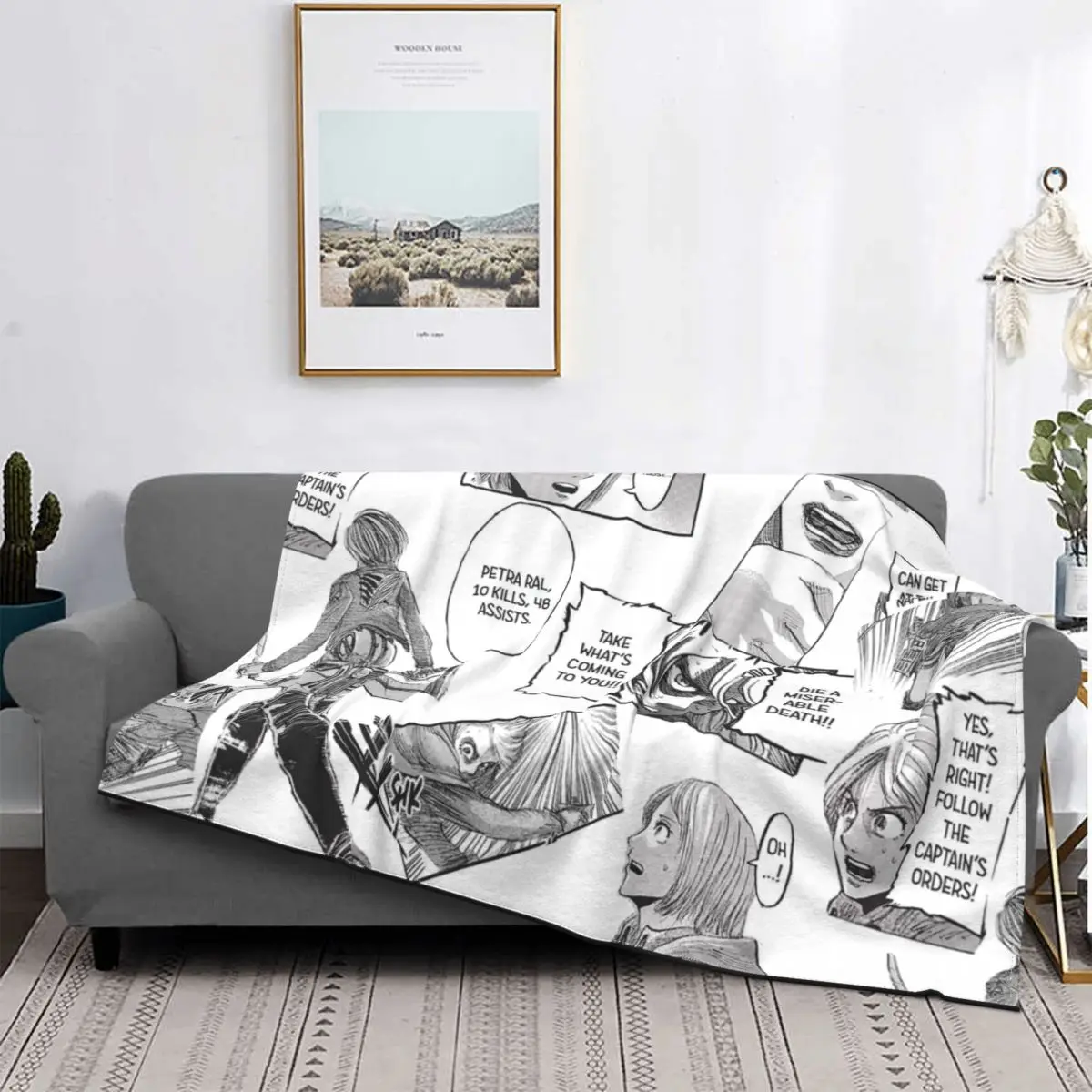 

Набор одеял для манги Petra Ral, аниме, Armin, атака на титанов, покрывало, плюшевое искусственное флисовое покрывало, постельное белье, кровать для...