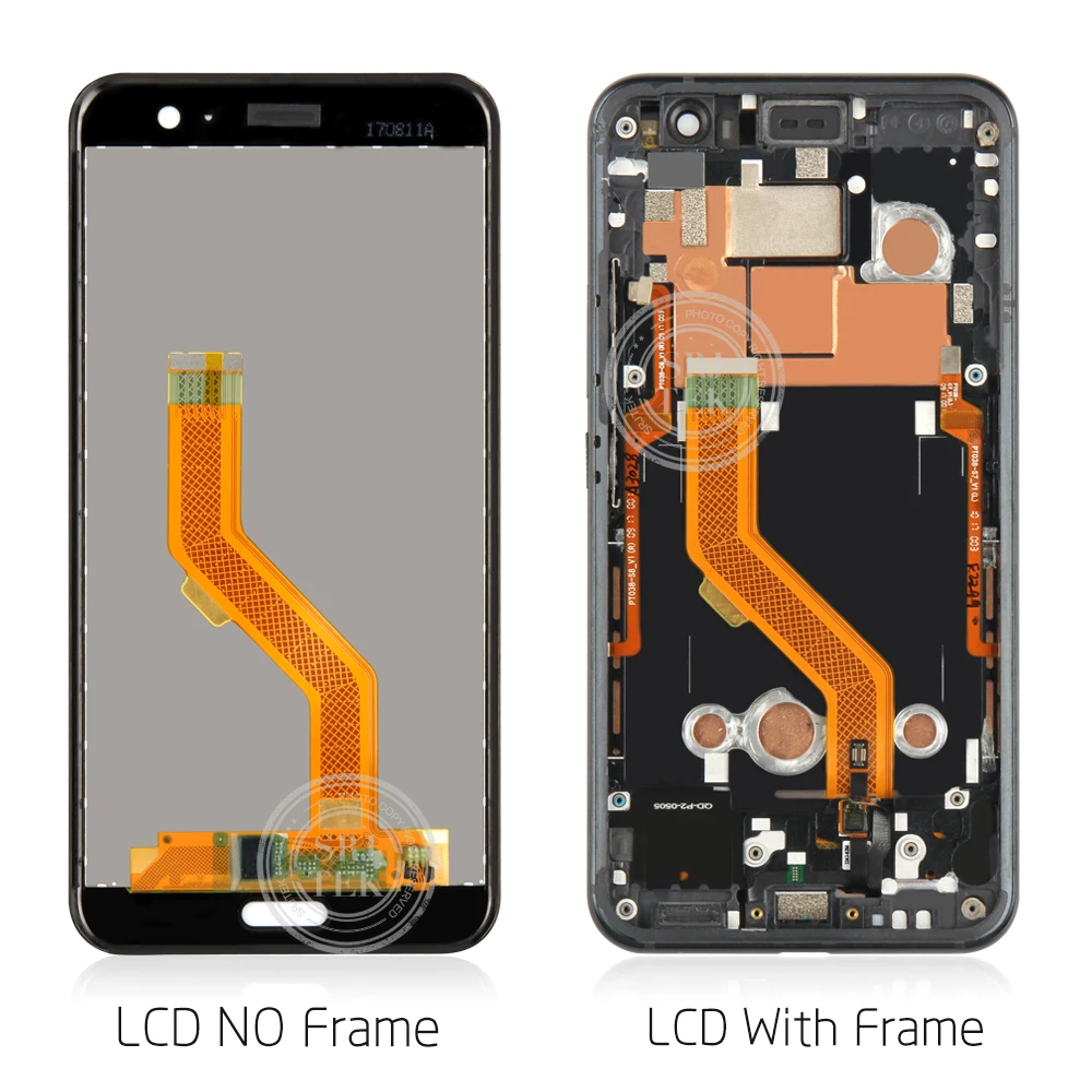 Srjtek для HTC U11 ЖК сенсорный экран дигитайзер Сенсорное Стекло в сборе 5 '&#x272560x1440