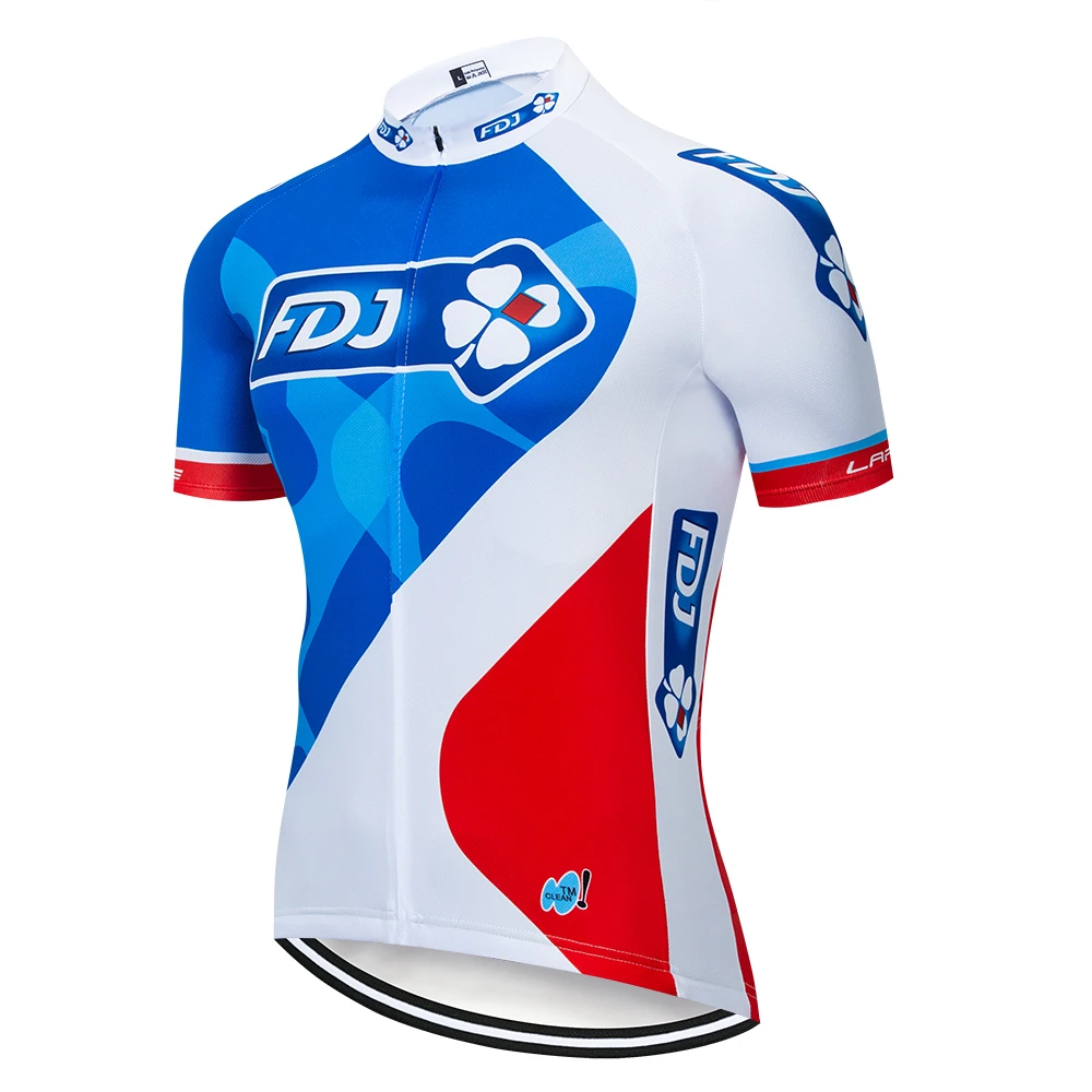 

2021 Team FDJ Cycling ClothingBike Clothing Men Cycling Set Breathable Cycling Jersey Sets Anti-UV Bicycle Wear/Short Sleeve