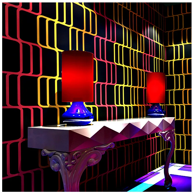 Обои KTV 3D трехмерные модные настенные тканевая полоса для отелей бальных залов