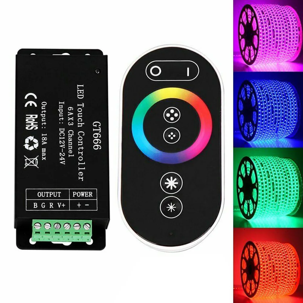 Светодиодный диммер с автоматическим отдыхом сенсорный светильник rgb контроллер