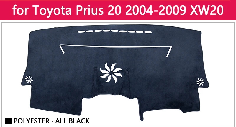 Для Toyota Prius 20 30 2004~ Противоскользящий коврик на приборную панель солнцезащитный коврик для приборной панели автомобиля Защита ковра анти-УФ аксессуары коврик