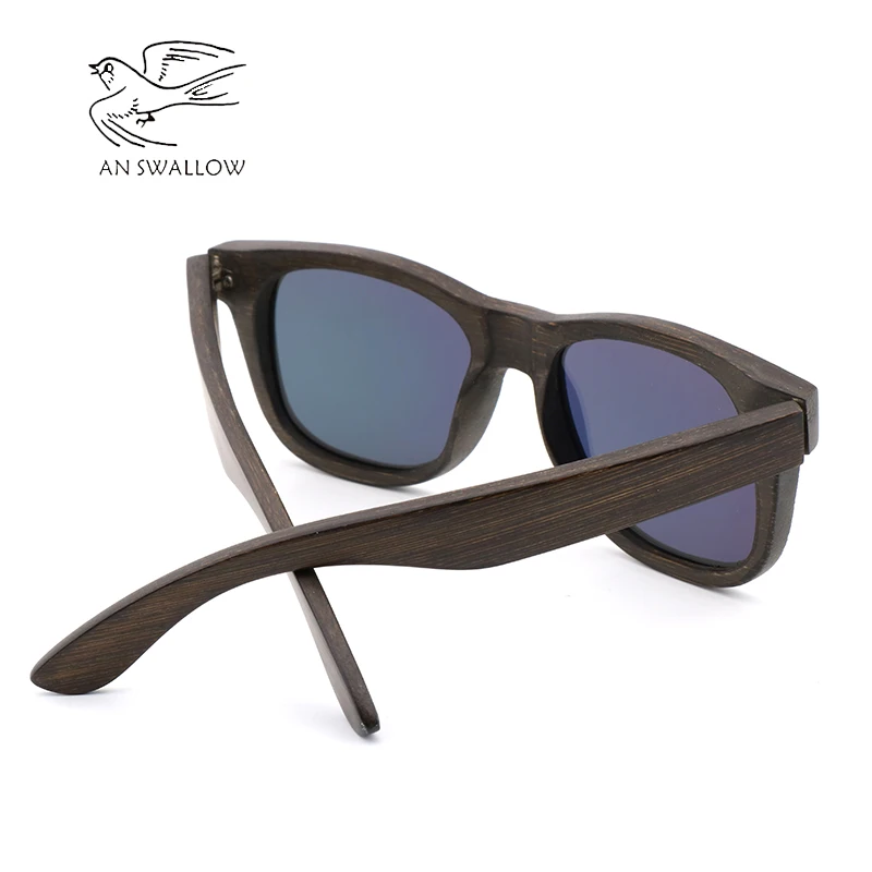 Мужские солнцезащитные очки ручной работы из бамбука и дерева поляризационные