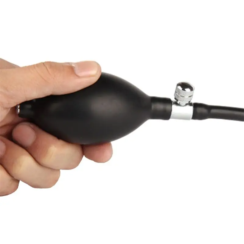 Расширяемый Массажер Силиконовый Анальная пробка надувной фаллоимитатор
