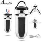 Многофункциональный светодиодный светильник, 3 листа, 60 светодиодов, 5 режимов, перезаряжаемый через USB светильник на солнечной батарее, водонепроницаемый светильник для кемпинга