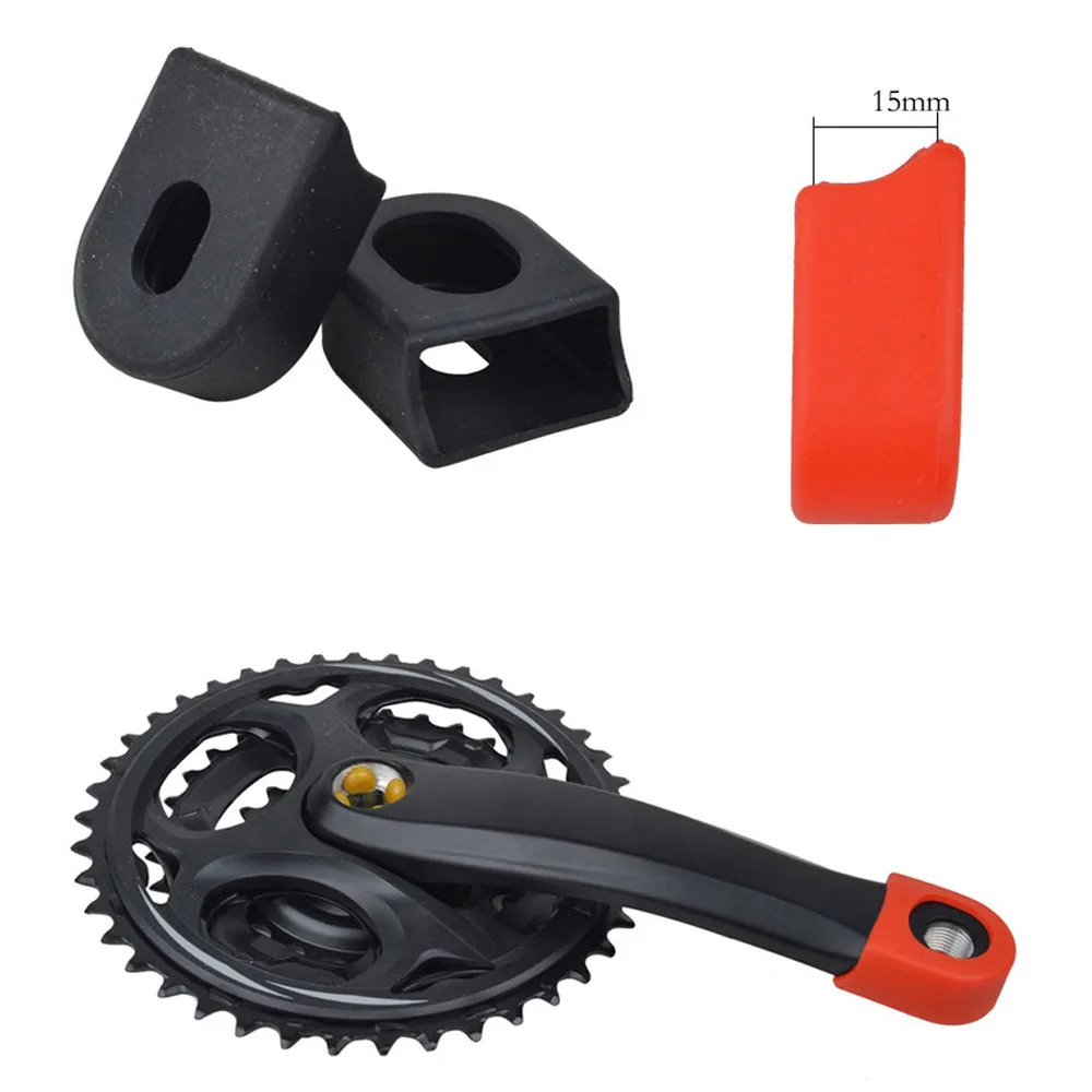 

Crankcase 2021 2 PCS MTB Mountain Bike Carbon Fiber Fixed Gear Pedal Crank Case Protector Cover Cap high quality