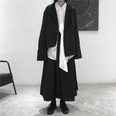 Новый стиль женский дизайн свободный костюм для отдыха небольшой пиджак|Женские