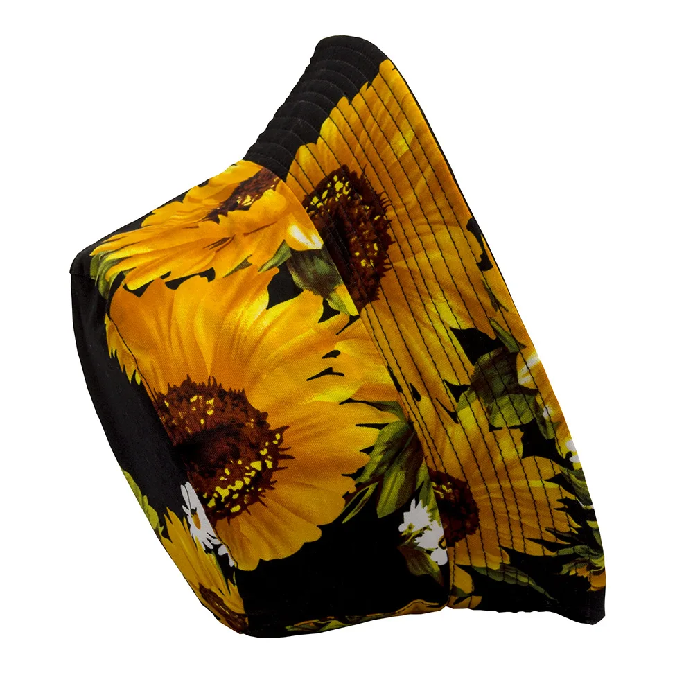 

2020 Fisherman Hat Outdoor Sunscreen Cotton man Korean Style Flower Print Ins Hipster Hats Basin Cap Men's Hip Caps