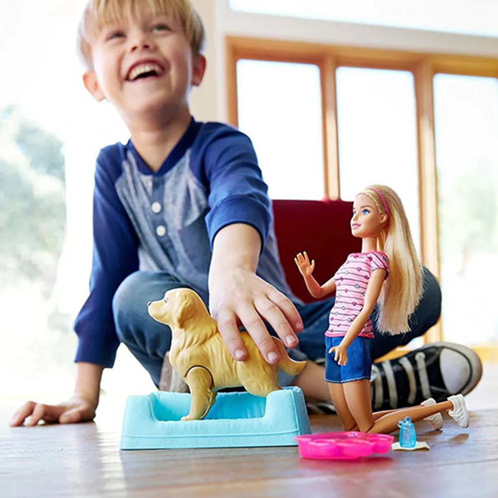 Куклы Барби забота о животных серия новорожденных щенков кукла и домашние