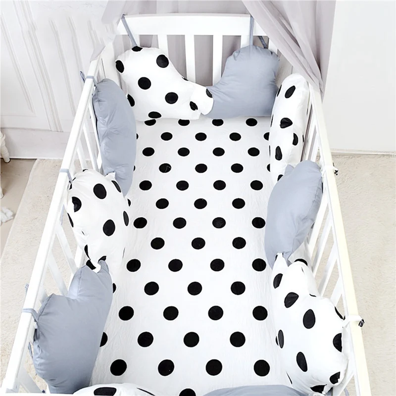 10 шт. хлопок новорожденных защита для кроватки подушки столкновения Детские