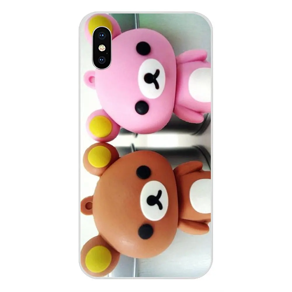 Bear Rilakkuma Usb Мягкий ТПУ чехол для мобильного телефона Galaxy J1 J2 J3 J330 J4 J5 J6 J7 J730 J8 2015 2016
