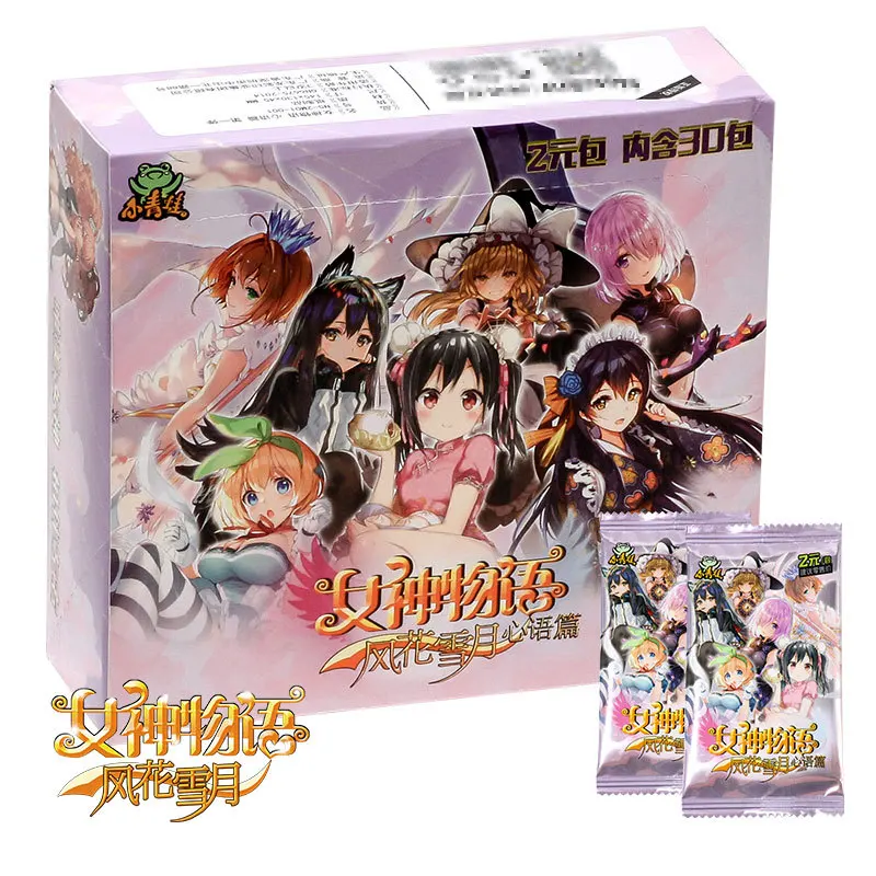 Tarjetas de colecci&oacute;n de diosa Story para ni&ntilde;os, juego de mesa, regalo de cumplea&ntilde;os, juguetes para Familia y Navidad-2