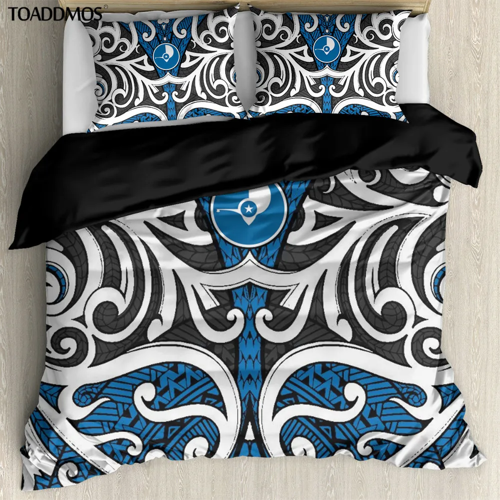 

Комплект комфортного постельного белья TOADDMOS в полинезийском стиле, пододеяльник и наволочки, высококачественный комплект пододеяльника, наволочки, наволочки, домашний декор