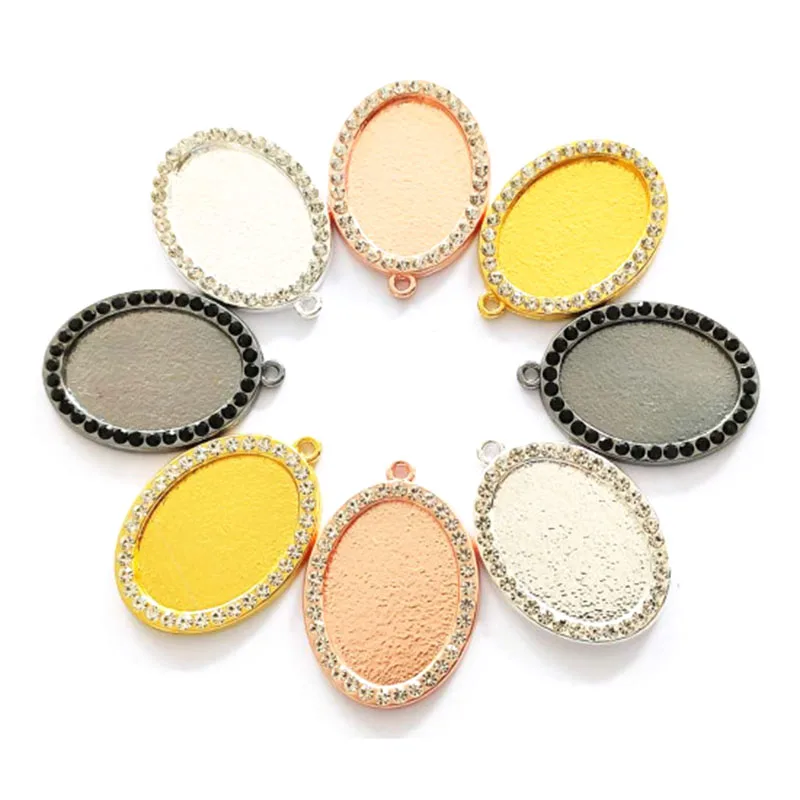 

50 шт. смешанные Овальные Подвески для женщин DIY ожерелье ремесла T053