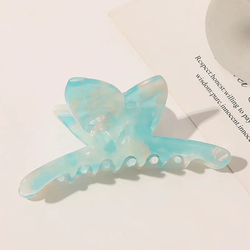 

Acetate Resin Hair Claws Girls Fairy Butterfly Hairpins Korean Sweet Mermaid Color Hair Clips Woman Fashion Hair Accessories