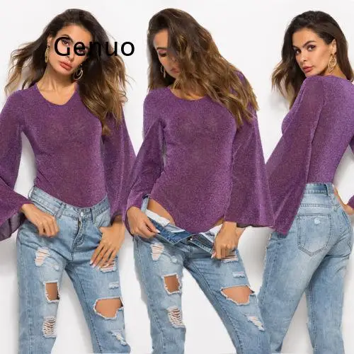 

Women Long Sleeve Sexy Ladies Bodysuit Leotard Body Jumpsuit Tops Casual