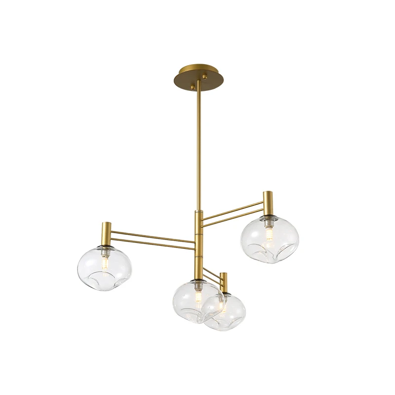 

Postmodern minimalist creative personality art Nordic glass chandelier living room bedroom dining room LED chandelier