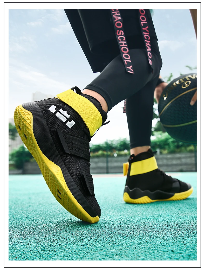 Мужская Баскетбольная обувь, амортизирующие мужские и женские спортивные кроссовки с высоким берцем, дышащий светильник, кроссовки, женская уличная обувь
