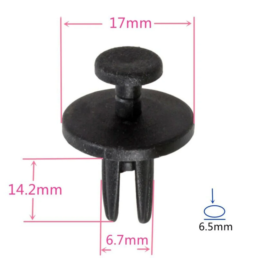 1/4 дюйма нейлоновые заклепки черные шпильки для расширения приводной Инструмент