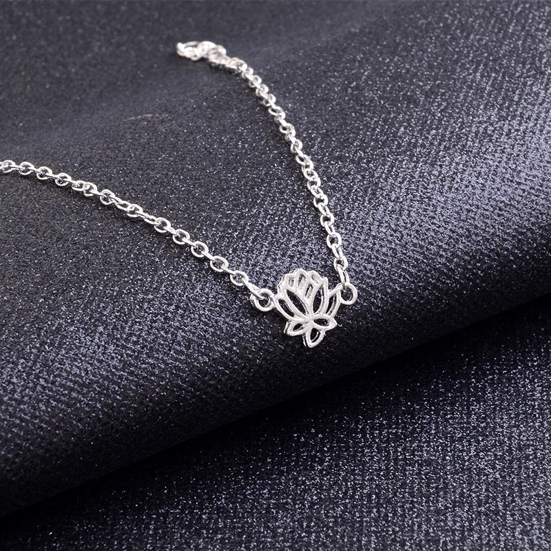 Европа и США лето новый богемный Лотос Йога браслет на ногу Женские Простые