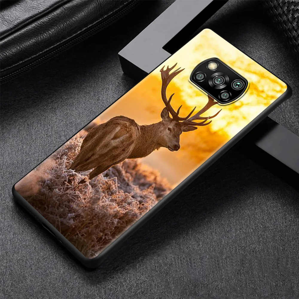

Animal Deer Hunting Camo Case For Mi 11X Pro 11 Ultra 11i Pro Cover For Xiaomi 10T 10 10S 9T 9SE 8 Para Black Housing